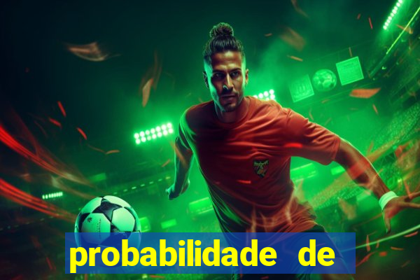 probabilidade de jogos de futebol de hoje